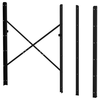 BROR Noseća šipka, crna, 110 cm