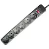 SPG6-B-6 (3G1.5) ** Gembird produzni kabl sa zastitom 6 uticnica(3x1.5mm, 16A,3500W)1.8m black (539)