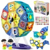 ACTIVESHOP Magnetni bloki z vrtiljakom RK-769 Ricokids