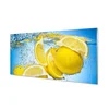 tulup.si Slika na akrilnem steklu Lemon v vodi 120x60 cm 4 obešalnika