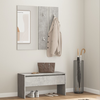 Set vanjskih sofa s jastukom 5 Komad Prirodna i svijetlo siva