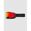 100Percent Okan Hiper Black/Red Goggle mirror red lens