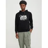 JACK & JONES Majica, črna