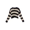 Trendyol Black Crop Wide Fit Knitwear Sweater