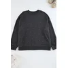 Trendyol Curve Anthracite Thick Staple Detailed Knitted Sweatshirt