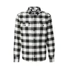 DAN FOX APPAREL Srajca Efe črna/bela