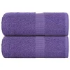 Vidaxl vidaXL Brisače za goste 2 kosa vijolične 30 x 50 cm 360 g/m2 100 % bombaž