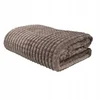Home Odeja, karo pregrinjalo, kocka, rjava, reliefna, 250 g/m2, 200x220 cm