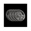 REBEL ACTIVE Liveni gvozdeni olimpijski tegovi sa rukohvatima set 4x2.5kg / 51mm RBA-2143-02.5