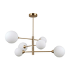 ITALUX PND-55342-6-HB - Luster na šipci EVORA 6xG9/5W/230V mesing