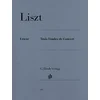 LISZT note za klavir TROIS ETUDES DE CONCERT piano