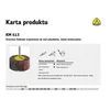 KLINGSPOR KM613 LAMELASTI BRUSNI KOLUS 80 mm x 40 mm x 6 mm, debelina 80