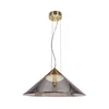 Luster na sajli PRESTO 1xGX53/10W/230V prečnik 50 cm zlatna/dimljeno-siva
