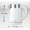 Adler Električni grelnik vode 0,6 L bela barva AD1372W