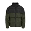 JACK & JONES Zimska jakna JJMAZE temno zelena/črna