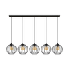 Luster na sajli MERCURE 5xE27/15W/230V crn