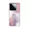 Torbica Silikonska Print za Xiaomi 14 Pink Marble