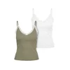 Urban Classics Top oliva / bela