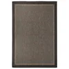 Vidaxl Zunanja preproga z ravnim tkanjem, 160x230 cm, temno rjava