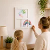 WallXpert ram za dečije crteže ART-FR-200 sa 2 polja, 34 x 47 cm, beli