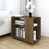 Vidaxl Stranska mizica 70x35x55 cm konstruiran les
