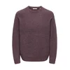 Only & Sons Pulover ONSDALE vinsko rdeča