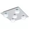 Eglo Romendo 1 zidna/plafonjera/5, led, 5x7,2w, 5x570lm, hrom/bela