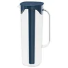 MOPPA Vrč s pokrovom, temno modra/prozorno, 1.7 l