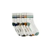 WE Fashion Nogavice mornarska/temno rjava/jelka/bela