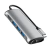 INF 8-v-1 adapter s priključkom Type-C z več vrati, HDMI, RJ45, čitalnikom kartic SD/TF, (21778424)