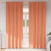 Zavjese za blackout s prstenovima 2 pcs Terakota 245 x 140 cm