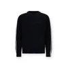 JACK & JONES Pulover JCOTRACE črna/bela