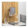 Brilagi - LED zidna lampa NUBILA 1xE27/25W/230V + LED/3W bela/siva