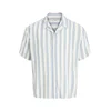 JACK & JONES Srajca JJEJEFF safir/svetlo modra/naravno bela