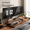 Brateck Postolje za monitor, 100x30 cm, 2 nivoa, Braon