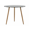 Miza Dallas 3889 Črna, Rjava, 75cm, MDF plošča, Kovina