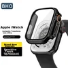 BHO Zaštita stakla za pametni sat + Zaštitna maska za pametni sat za Apple Watch S9, Crna