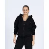 Soft Warm Zip Jopa Mogočno Črna - XXL