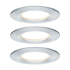 Paulmann 93462 - KOMPLET 3x LED/6W IP44 ugradne svetiljke za kupatilo NOVA 230V
