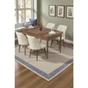 Hanah Home trpezarijski set Radde, sto i 4 stolice, ploča u dekoru drveta Baroque, krem tkanina Babyface