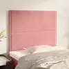 Vidaxl vidaXL Vzglavja za posteljo, komplet 2 kosov, roza, 100x5x78/88 cm, žamet