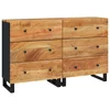 Vidaxl Komoda 2 kosa 60x33x75 cm trden akacijev les