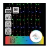 Aigostar - LED spoljašnja božićna girlanda 100xLED/8 funkcija 3xAA 4x1m IP44 višebojna