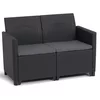 MARIE SOFA z 2 sedežnima garniturama – grafit