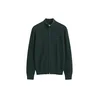 Gant Pletena jopica 8050334 Temno zelena Regular Fit