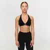 GymBeam Fierce Halter Sports Bra Black