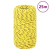 Vidaxl vidaXL Jadralna vrv, rumena, 2 mm, 25 m, polipropilen