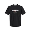 JACK & JONES Majica JCOClub greige / oranžna / črna / bela
