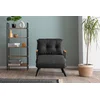 Atelier del Sofa Fotelja Sando 175x60?cm Tamnosiva