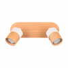 Bela/rjava stropna svetilka o 6 cm Aruni – Trio